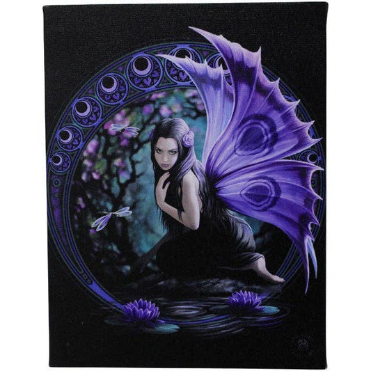 Naiad Canvas Plaque by Anne Stokes Woodland Witchcraft