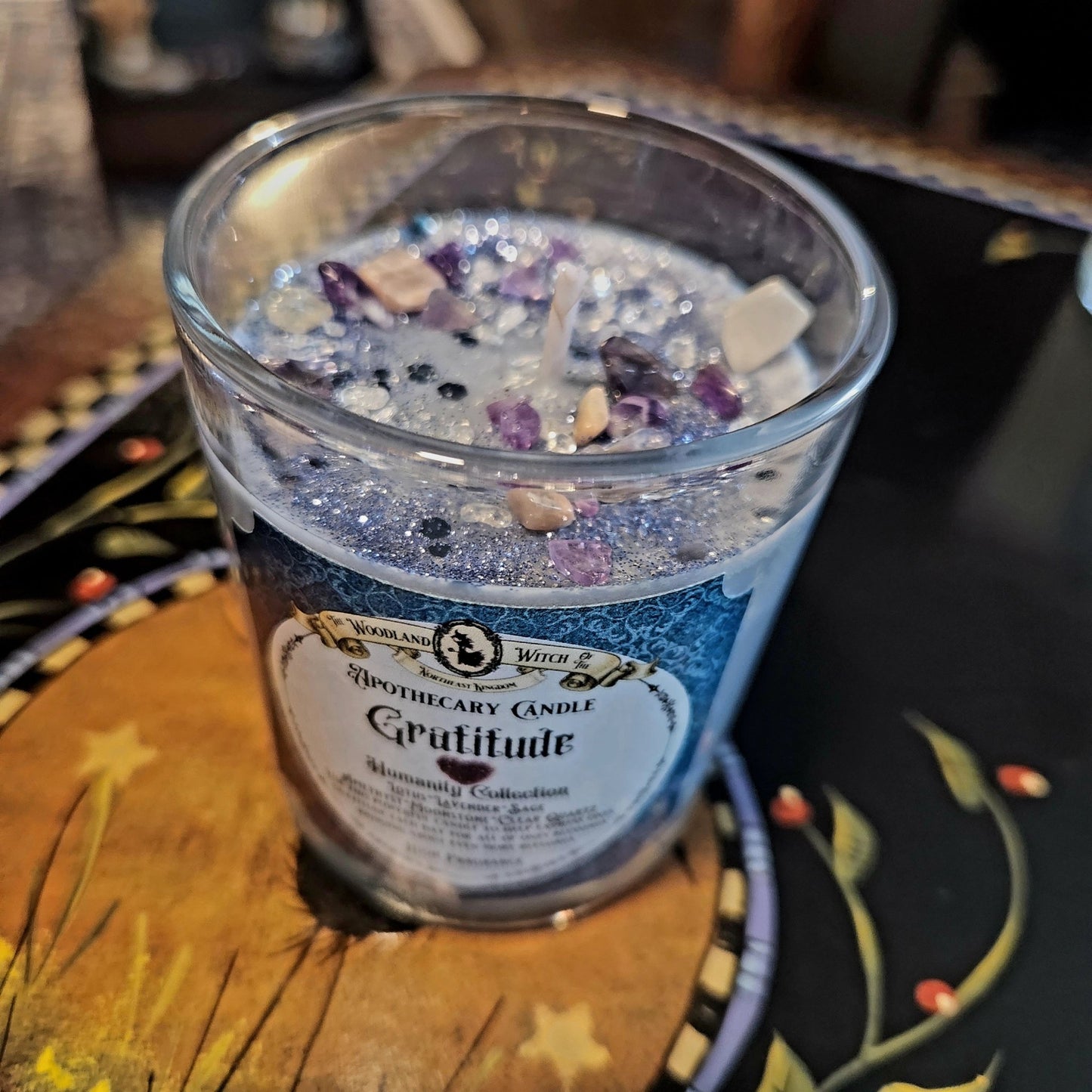 GRATITUDE APOTHECARY CANDLE Woodland Witchcraft