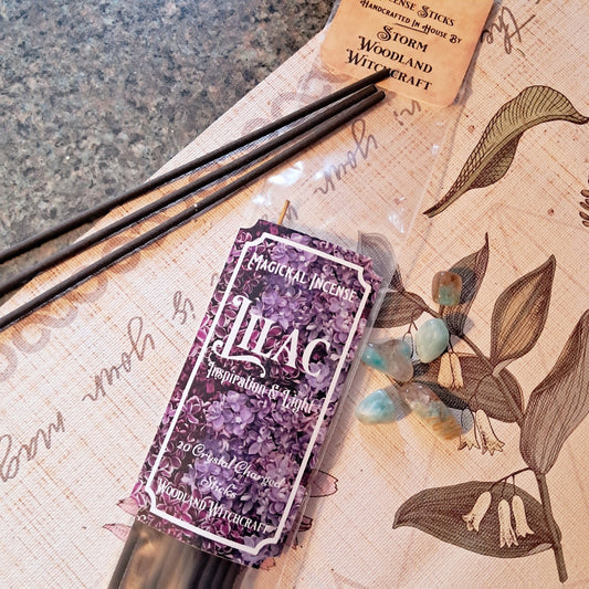 LILAC INCENSE STICKS Woodland Witchcraft