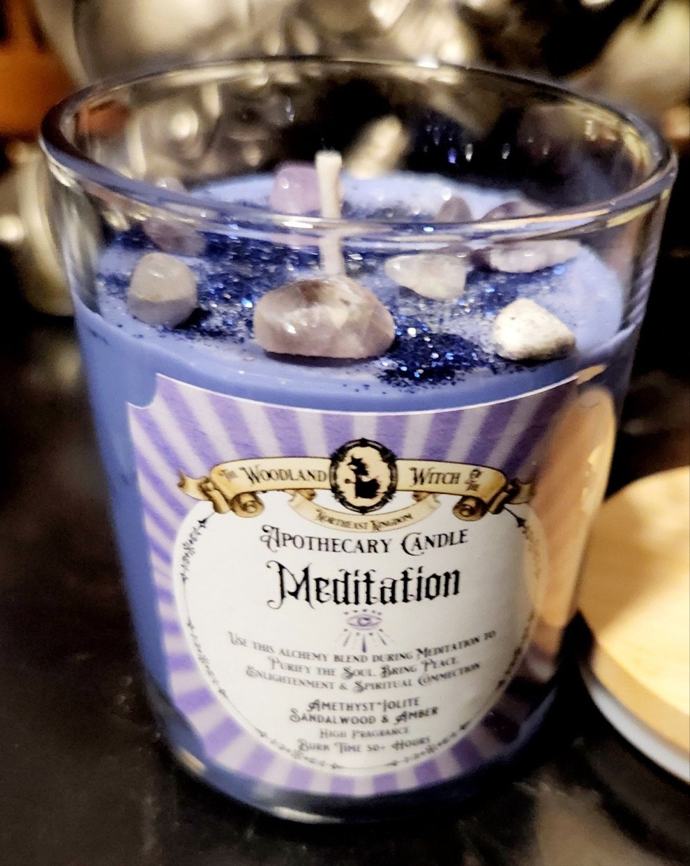 MEDITATION APOTHECARY CANDLE Woodland Witchcraft