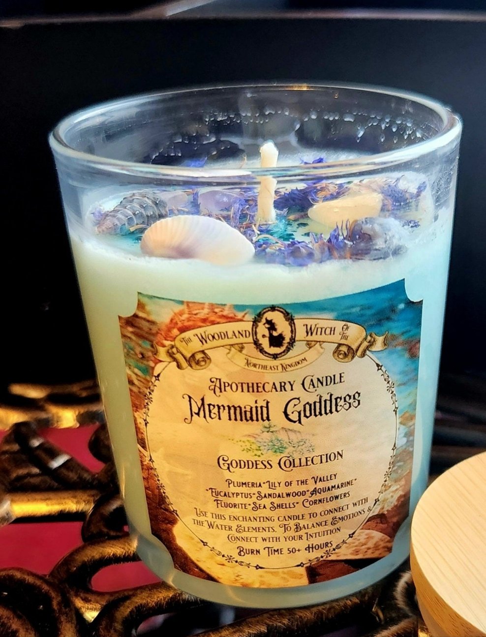 MERMAID GODDESS CANDLE Woodland Witchcraft