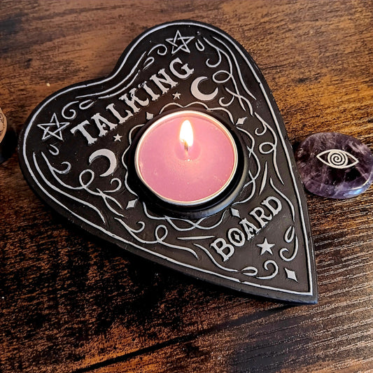 OUIJA PLANCHETTE TEALIGHT CANDLE HOLDER Woodland Witchcraft