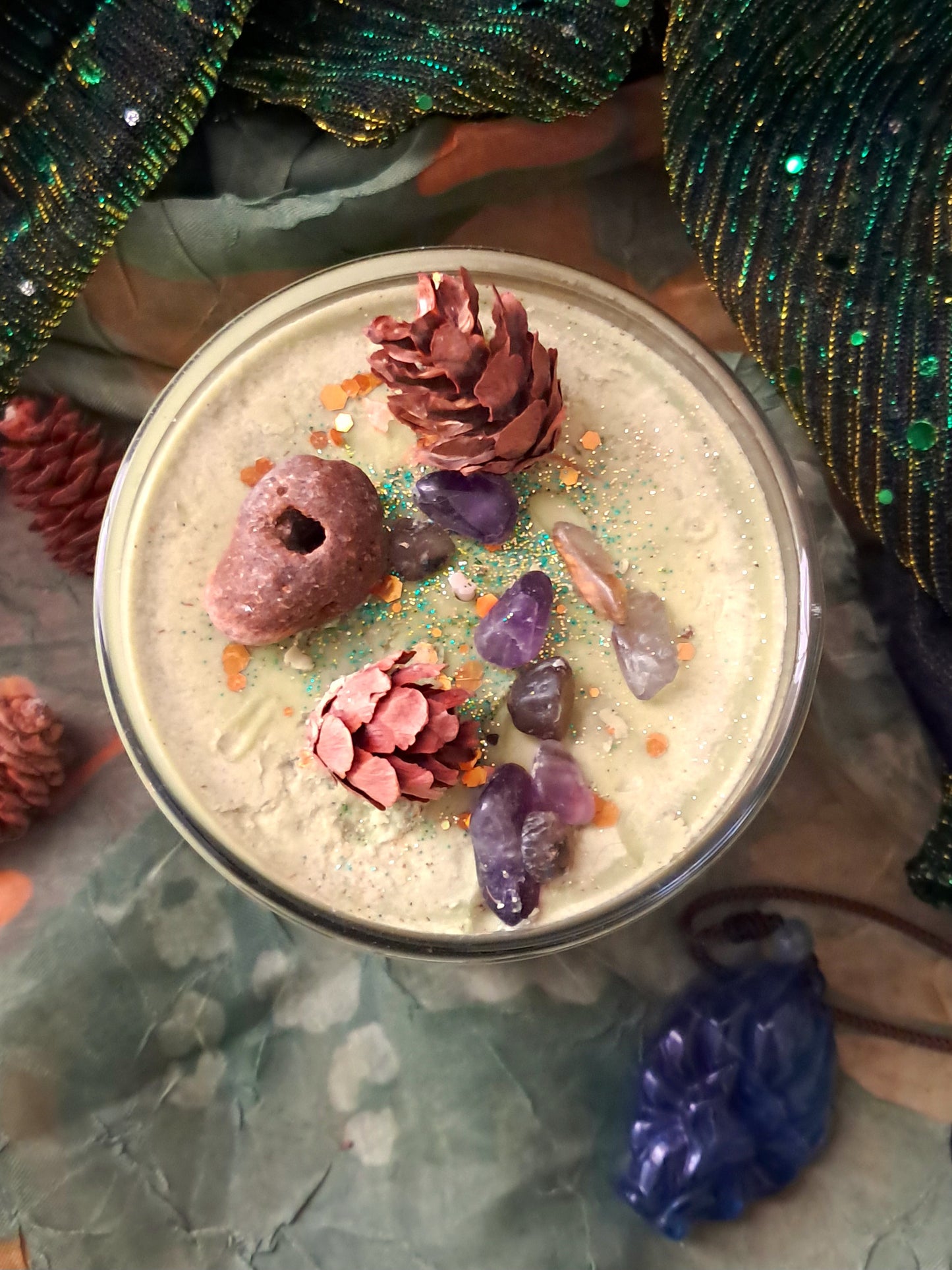 VELA DE BOTICARIO DE HADAS DEL BOSQUE para conectarse y trabajar con los Fae
