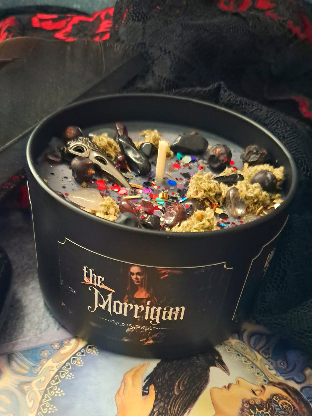 la bougie RITUEL DE LA DÉESSE MORRIGAN