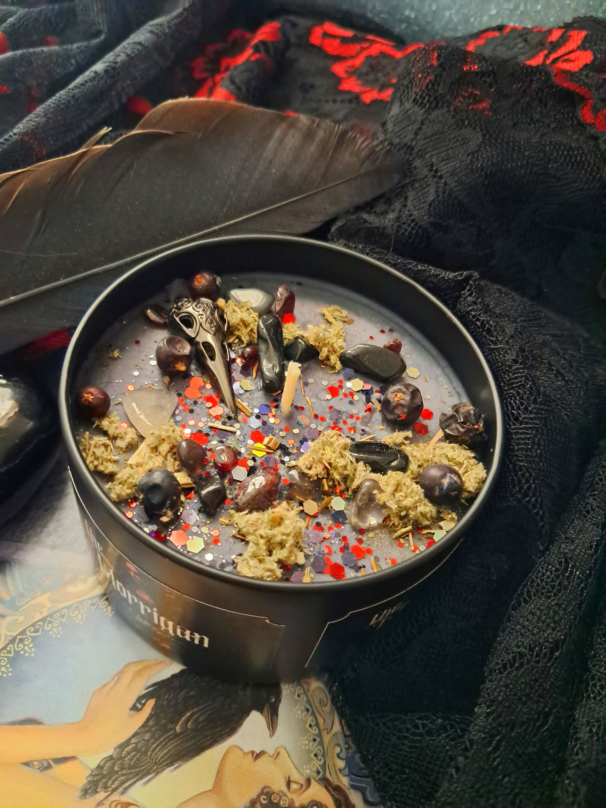 la bougie RITUEL DE LA DÉESSE MORRIGAN