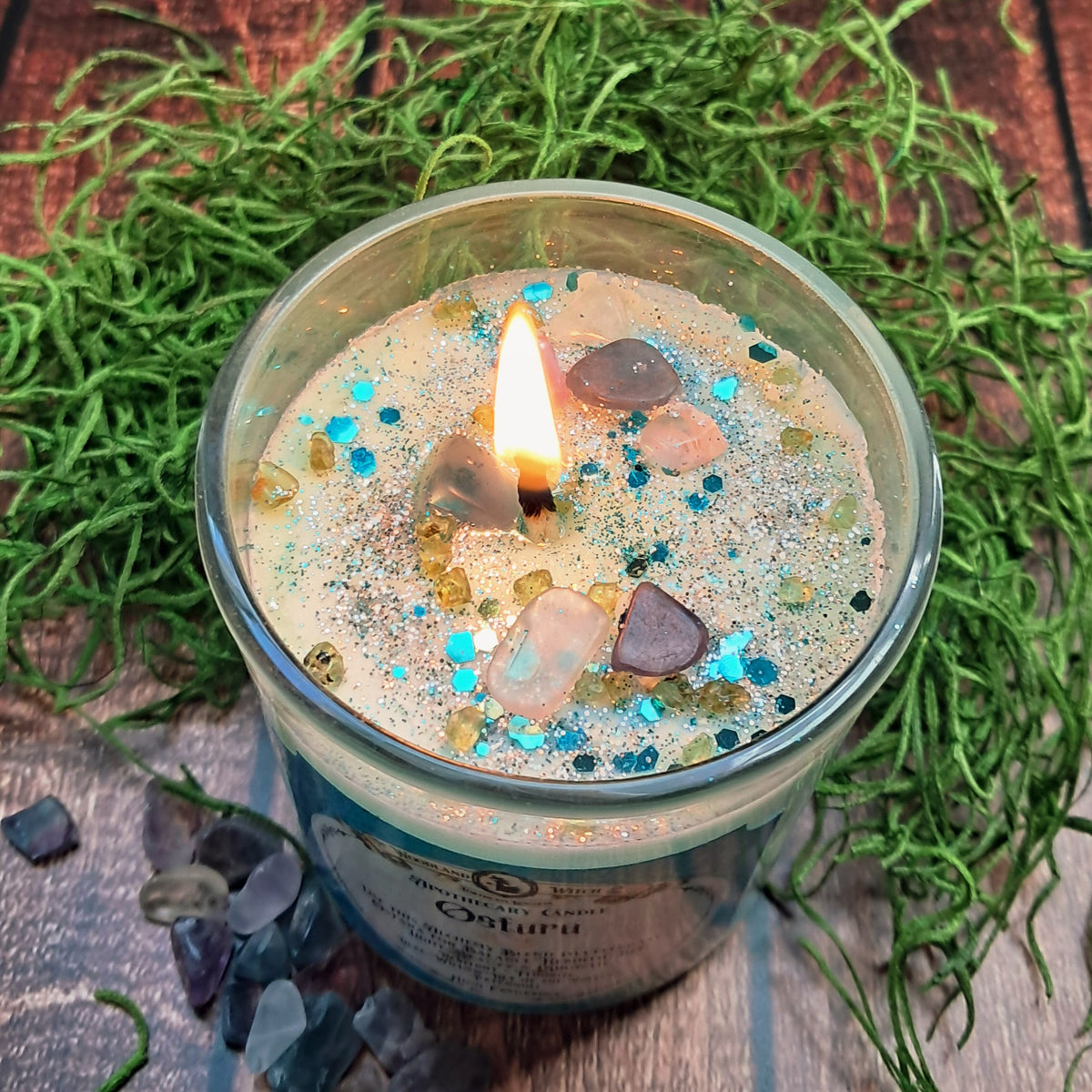 BOUGIE D'APOTHICAIRE OSTARA pour l'équilibre, le renouvellement, la croissance et la vie