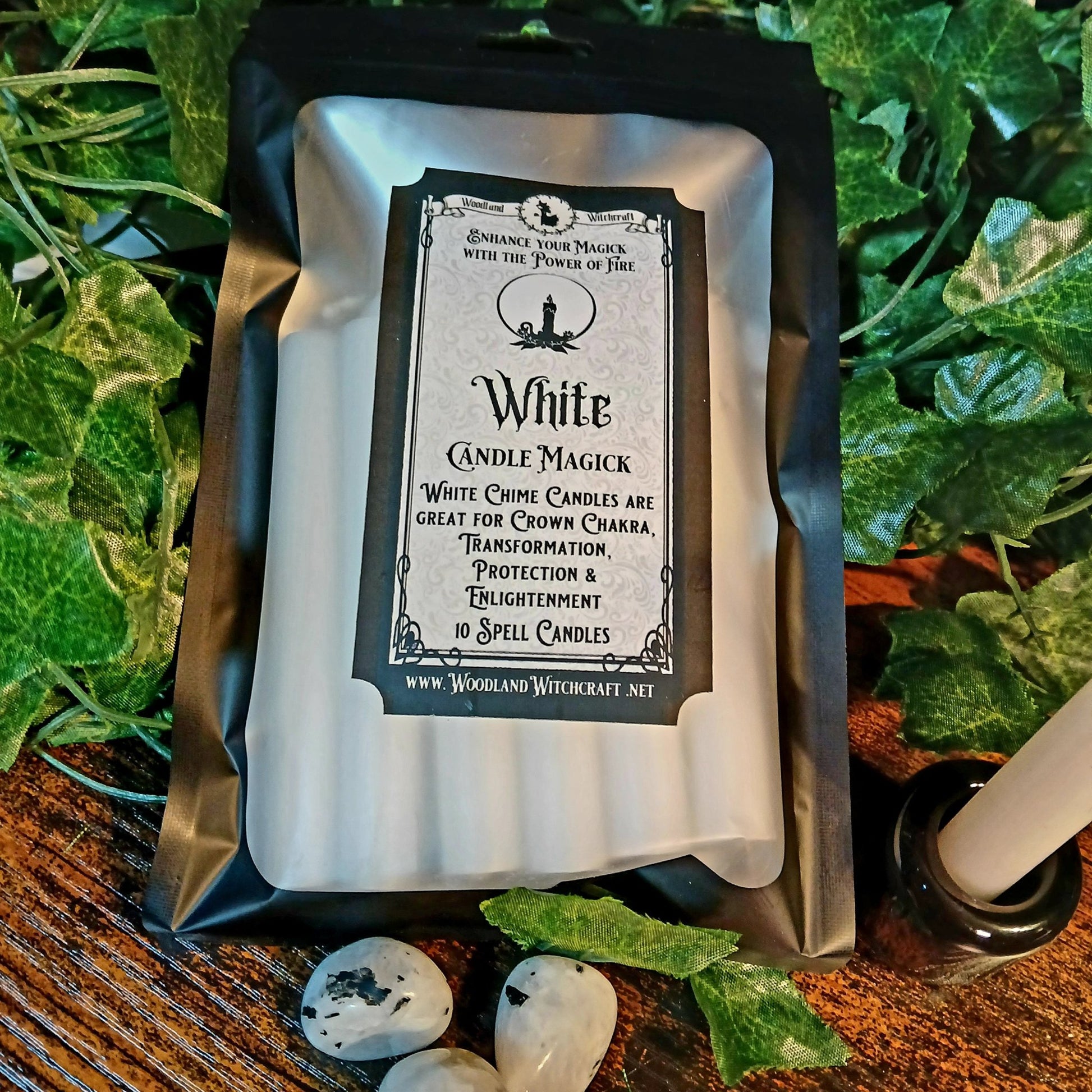 WHITE SPELL CANDLES Woodland Witchcraft