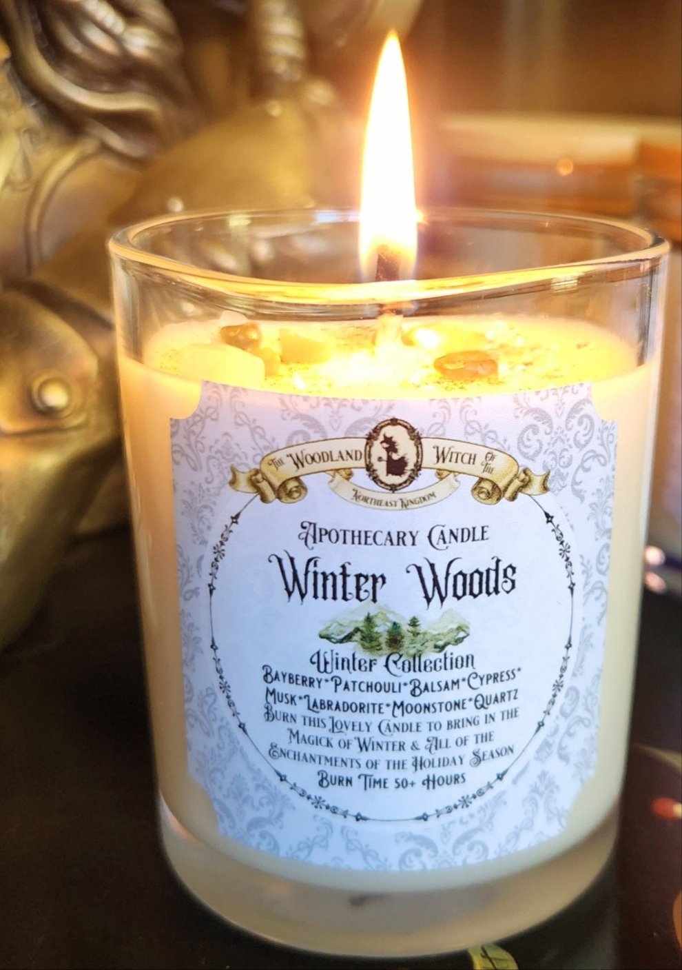 WINTER WOODS APOTHECARY CANDLE Woodland Witchcraft