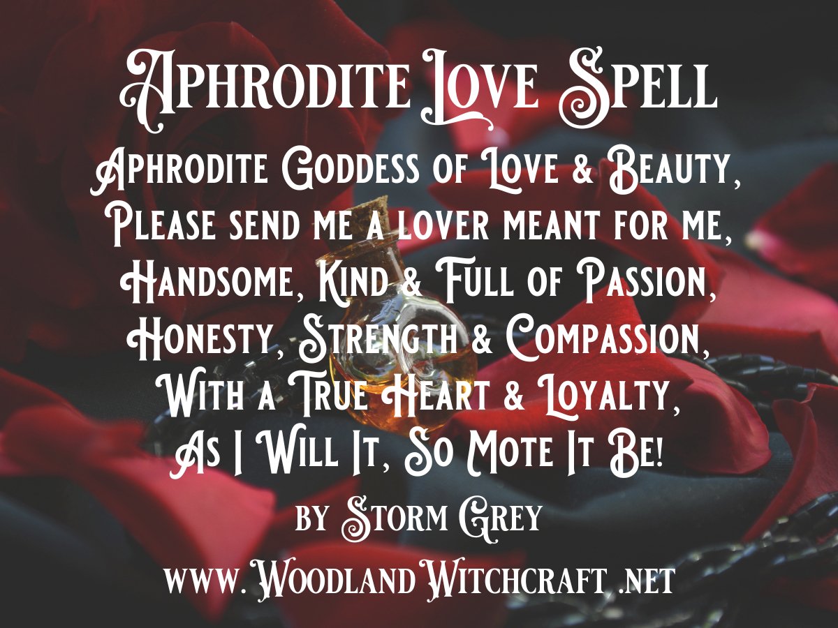 APHRODITE GODDESS OIL Woodland Witchcraft