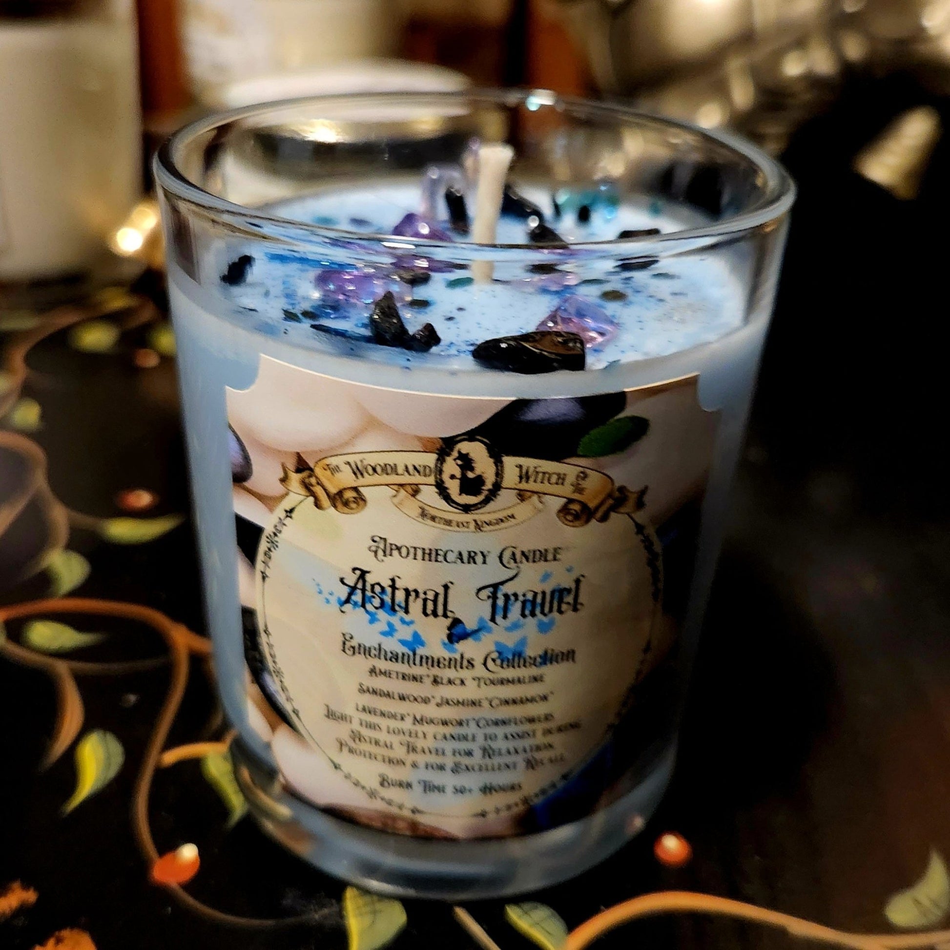 ASTRAL TRAVEL APOTHECARY CANDLE Woodland Witchcraft