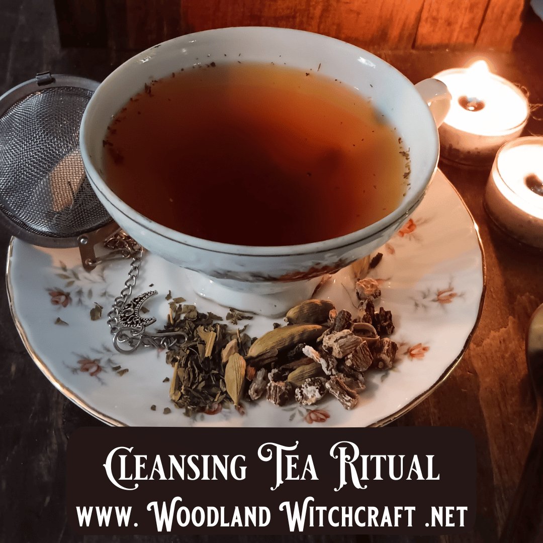 CLEANSING TEA RITUAL Instant Digital Download by Woodland Witchcraft
