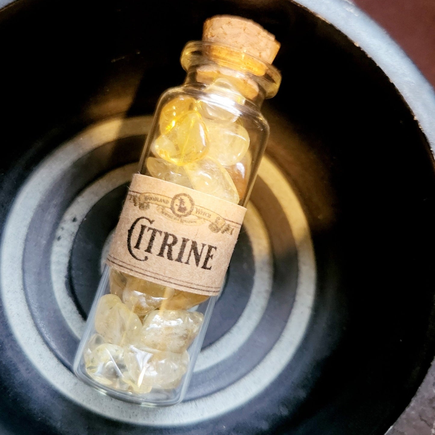 Citrine Chips Bottle Woodland Witchcraft