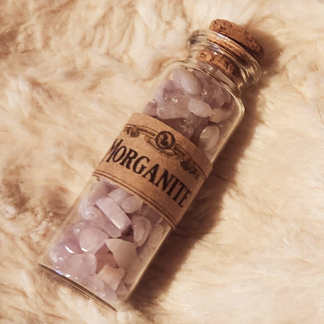 Morganite Chip Bottle Woodland Witchcraft