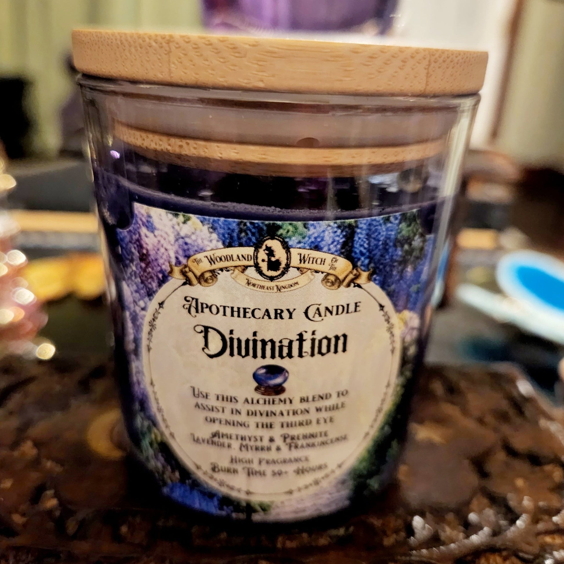 DIVINATION APOTHECARY CANDLE Woodland Witchcraft
