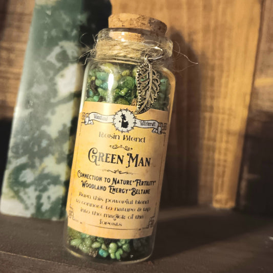 GREEN MAN INCENSE RESIN Woodland Witchcraft