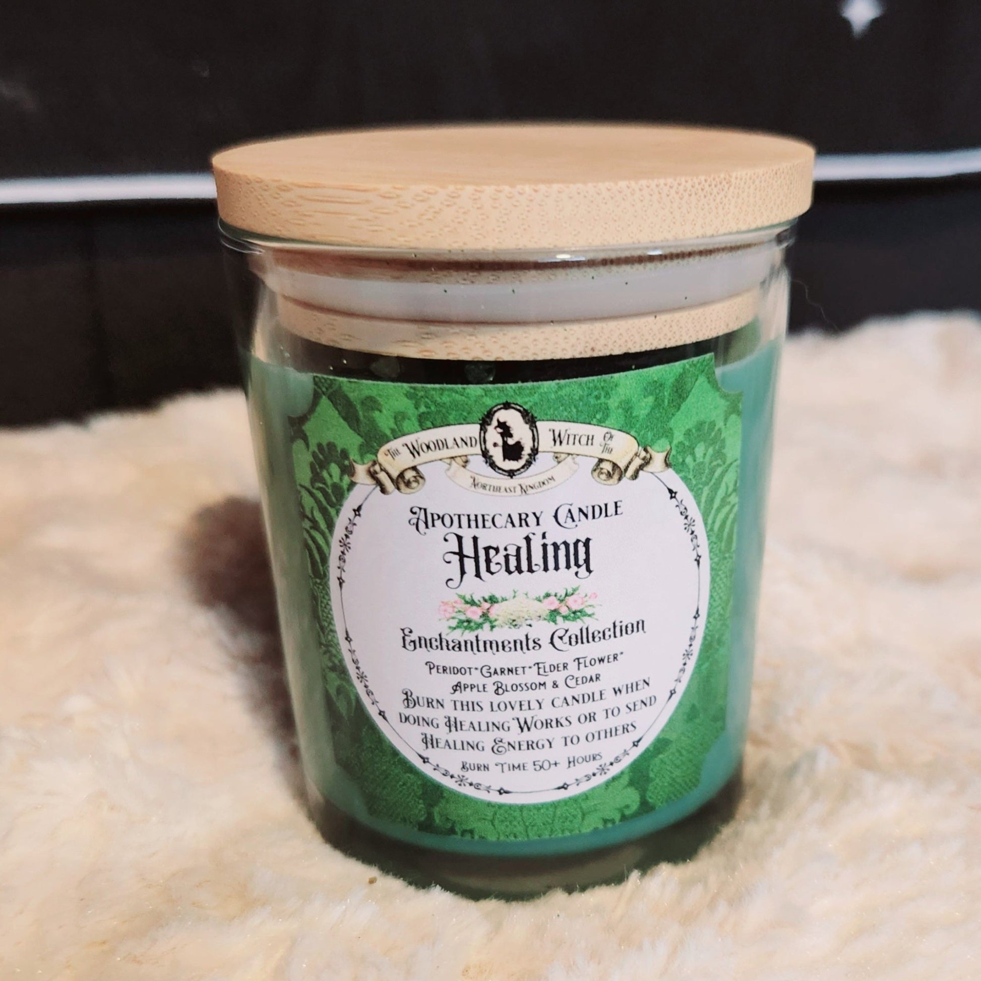 HEALING APOTHECARY CANDLE Woodland Witchcraft