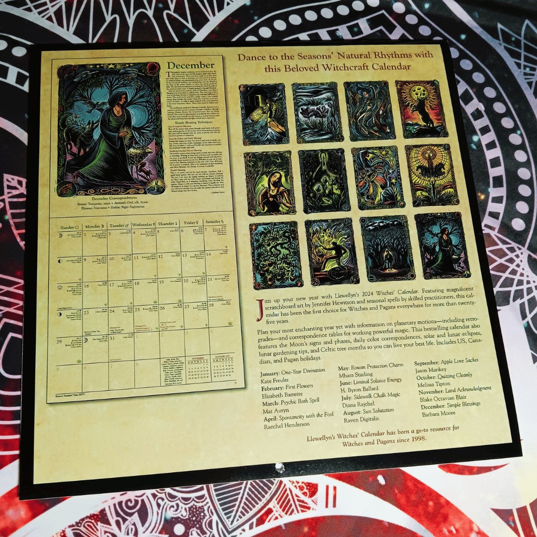 Llewellyn's 2024 Witches' Calendar Woodland Witchcraft
