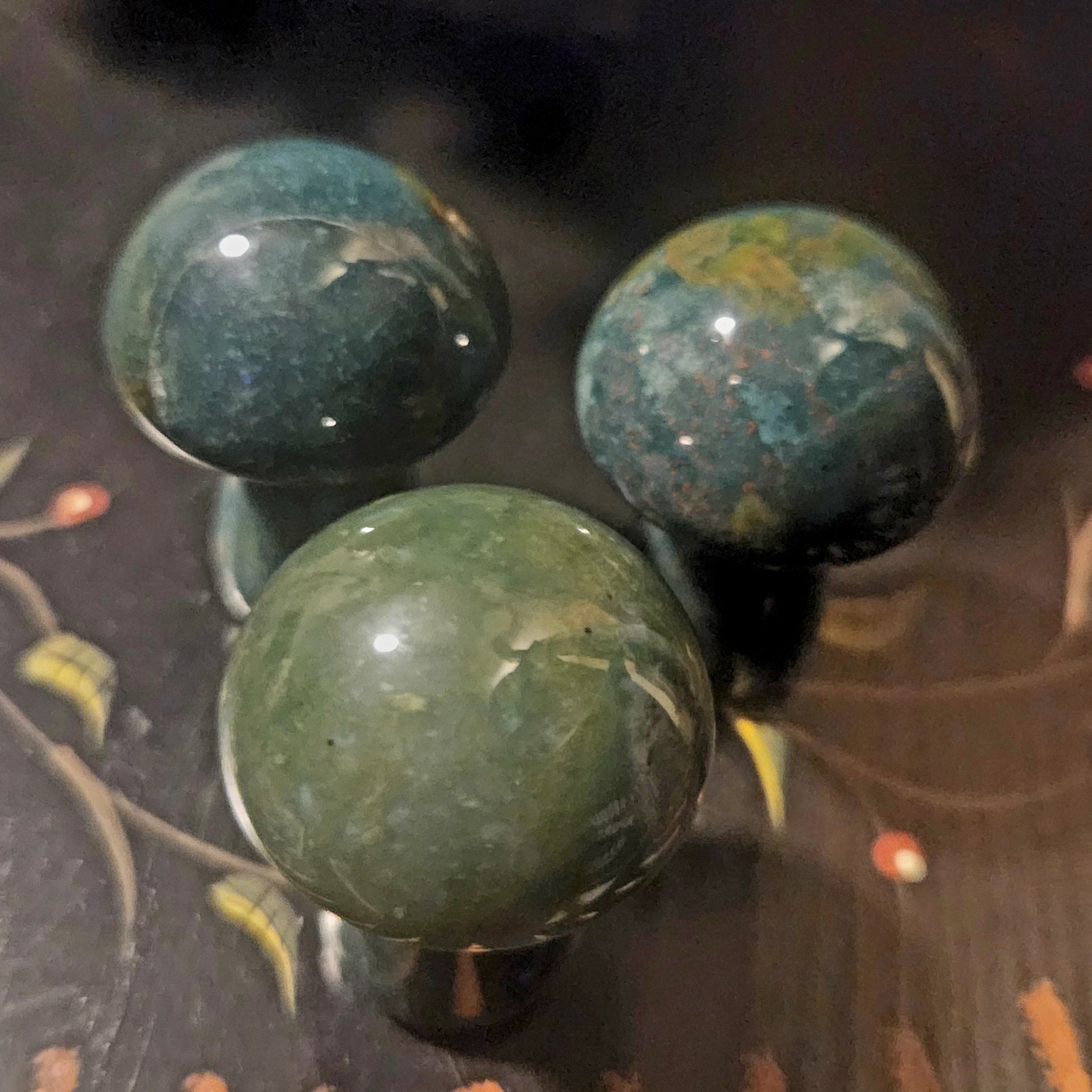 MOSS AGATE MUSHROOMS Woodland Witchcraft