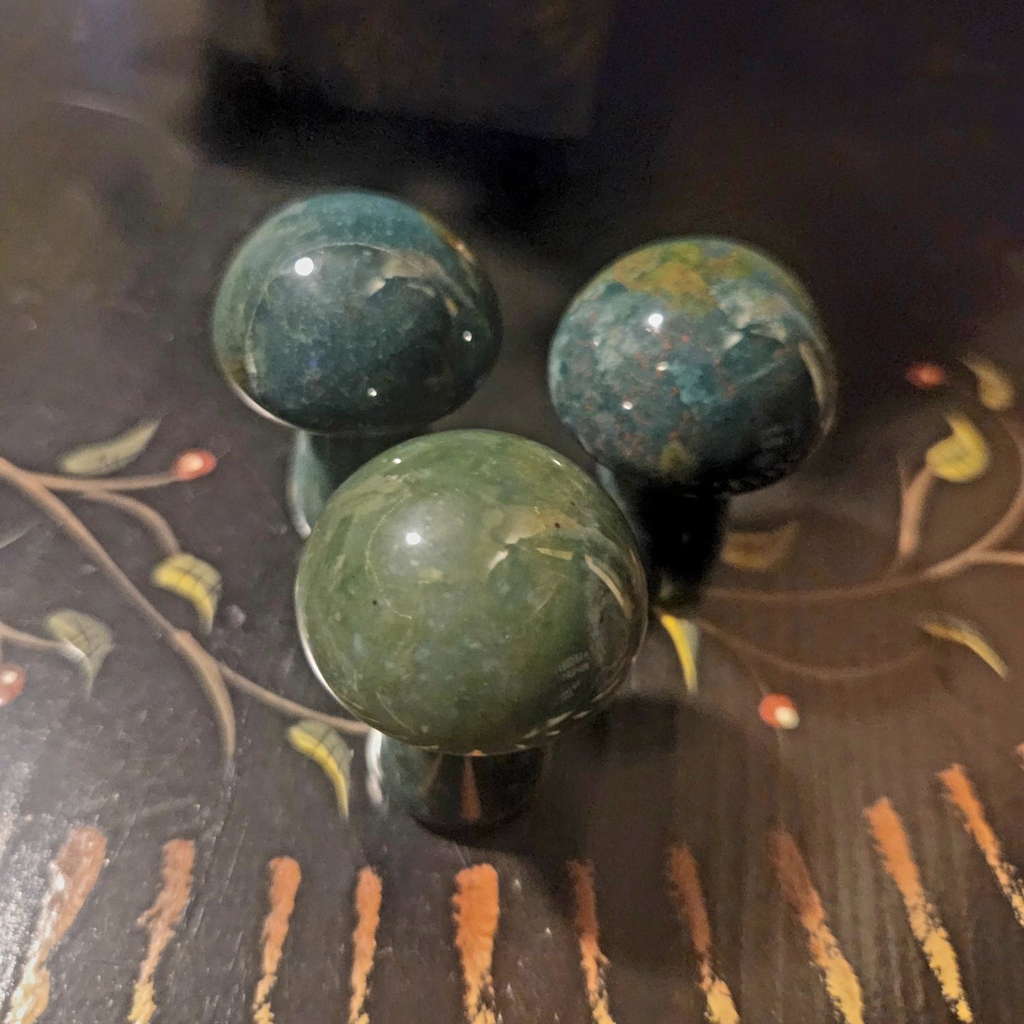 MOSS AGATE MUSHROOMS Woodland Witchcraft