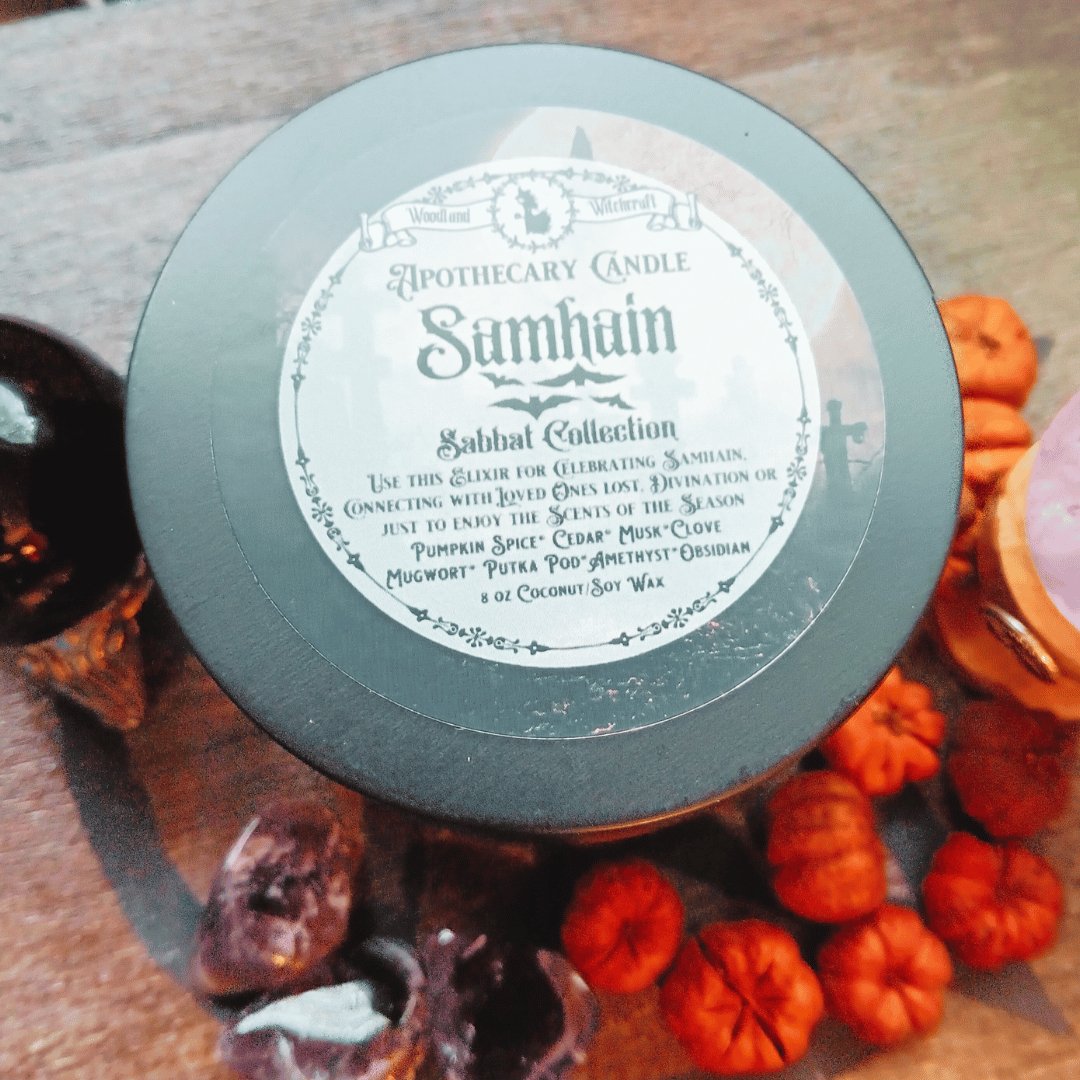 SAMHAIN APOTHECARY CANDLE Woodland Witchcraft