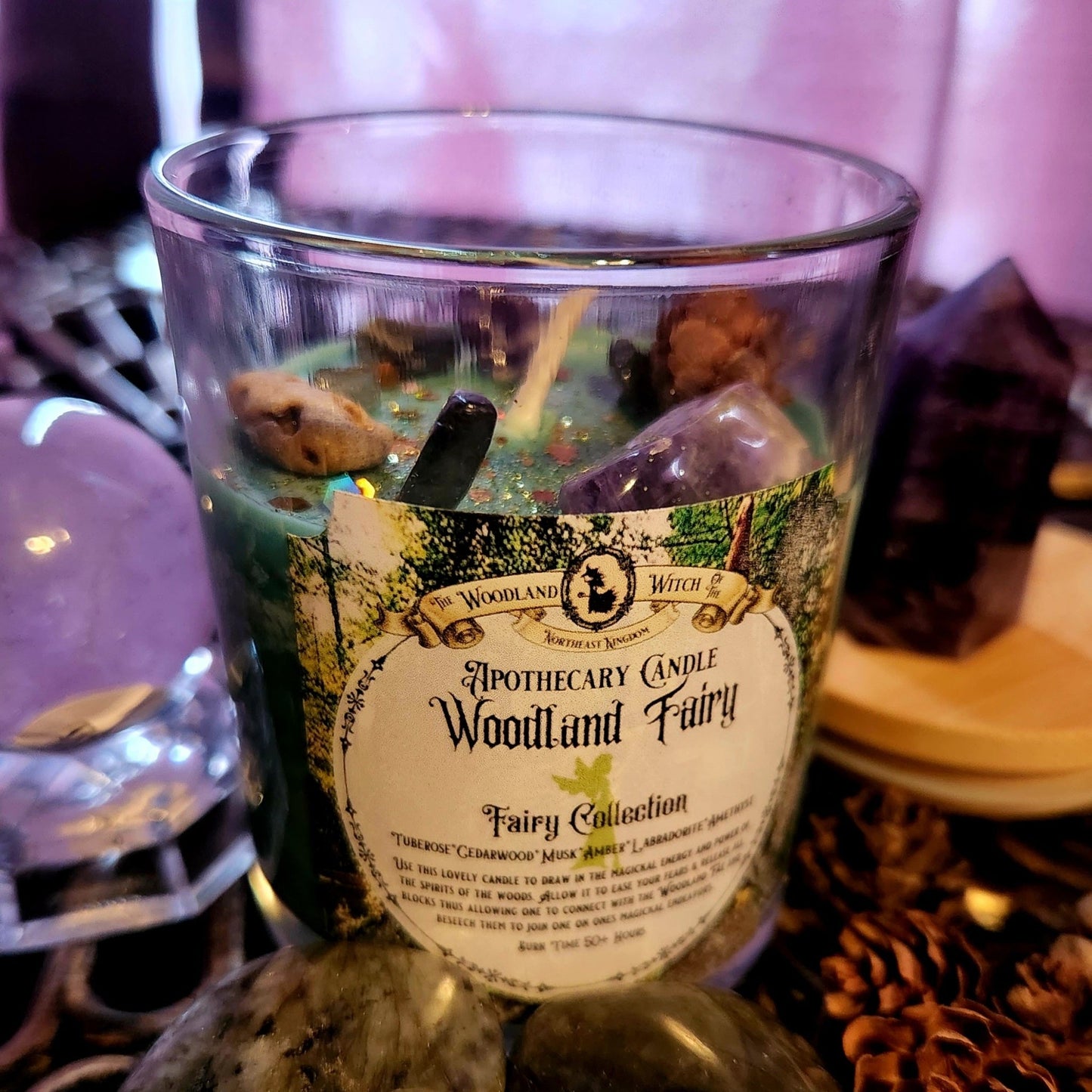 WOODLAND FAIRY APOTHECARY CANDLE Woodland Witchcraft